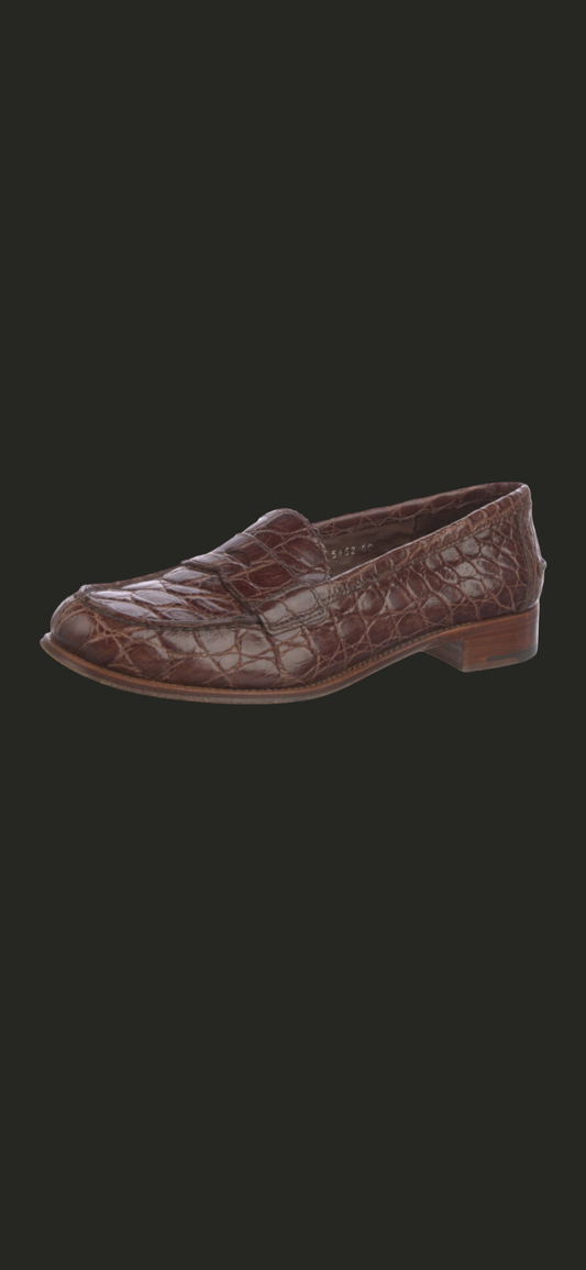 Prada crocodile loafer 40