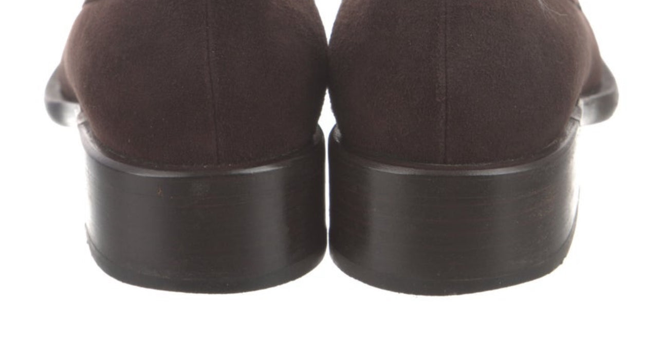 Chanel brown loafer 37