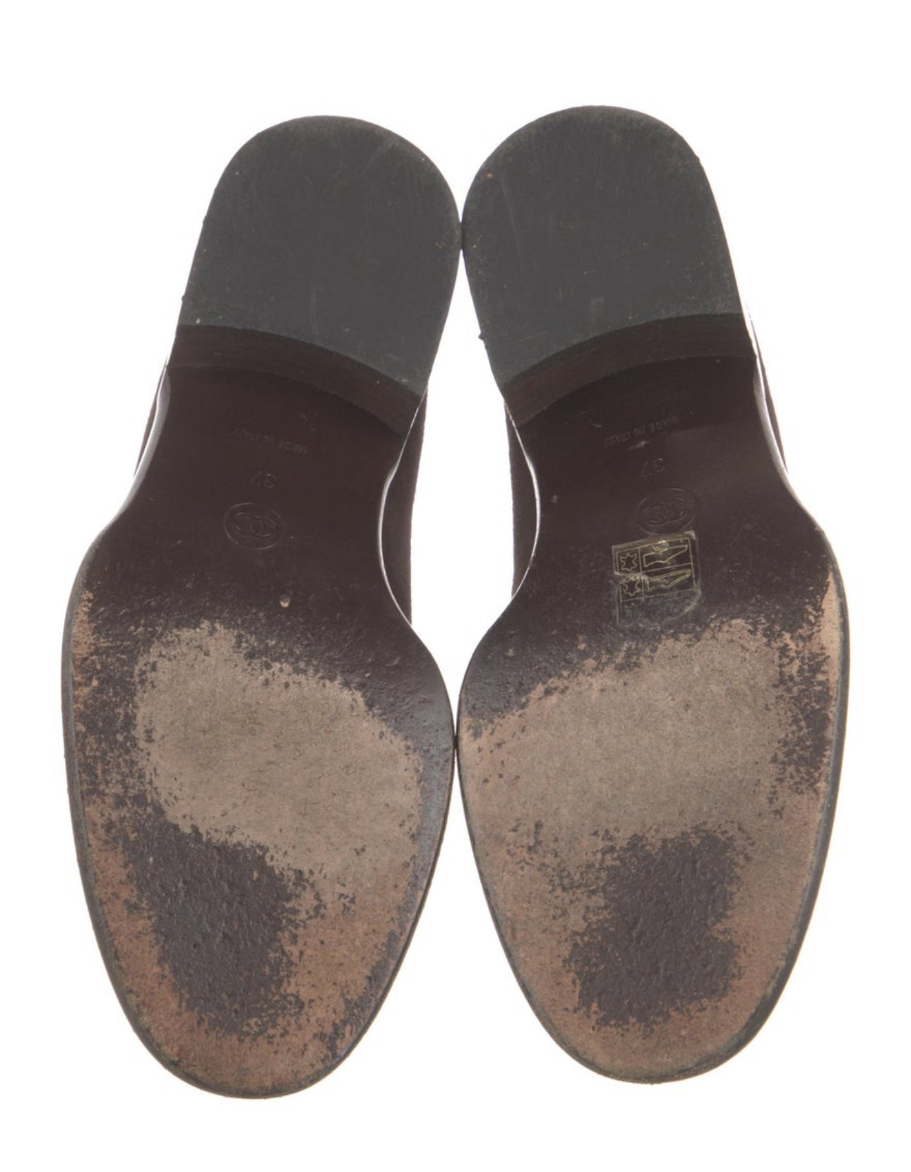 Chanel brown loafer 37