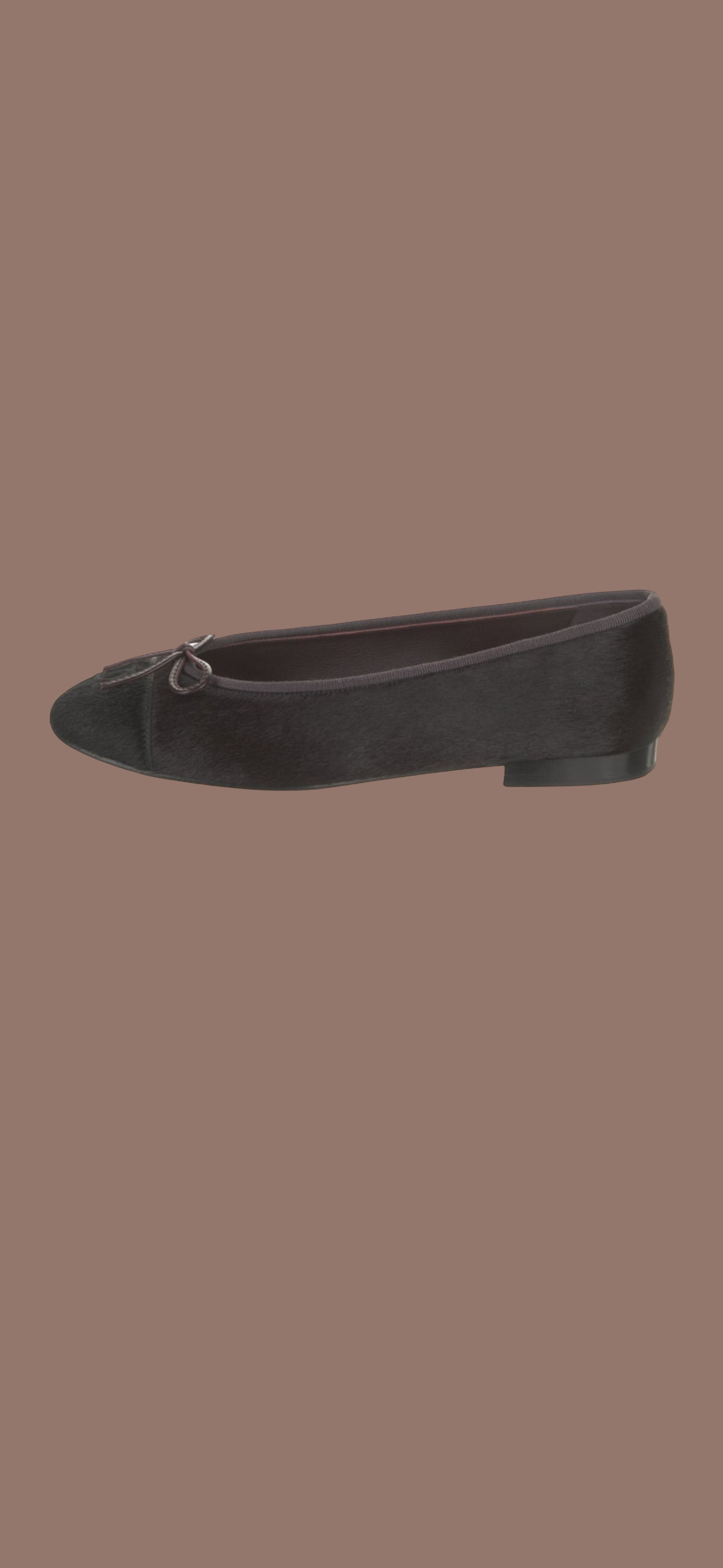Chanel pony hair ballet flat