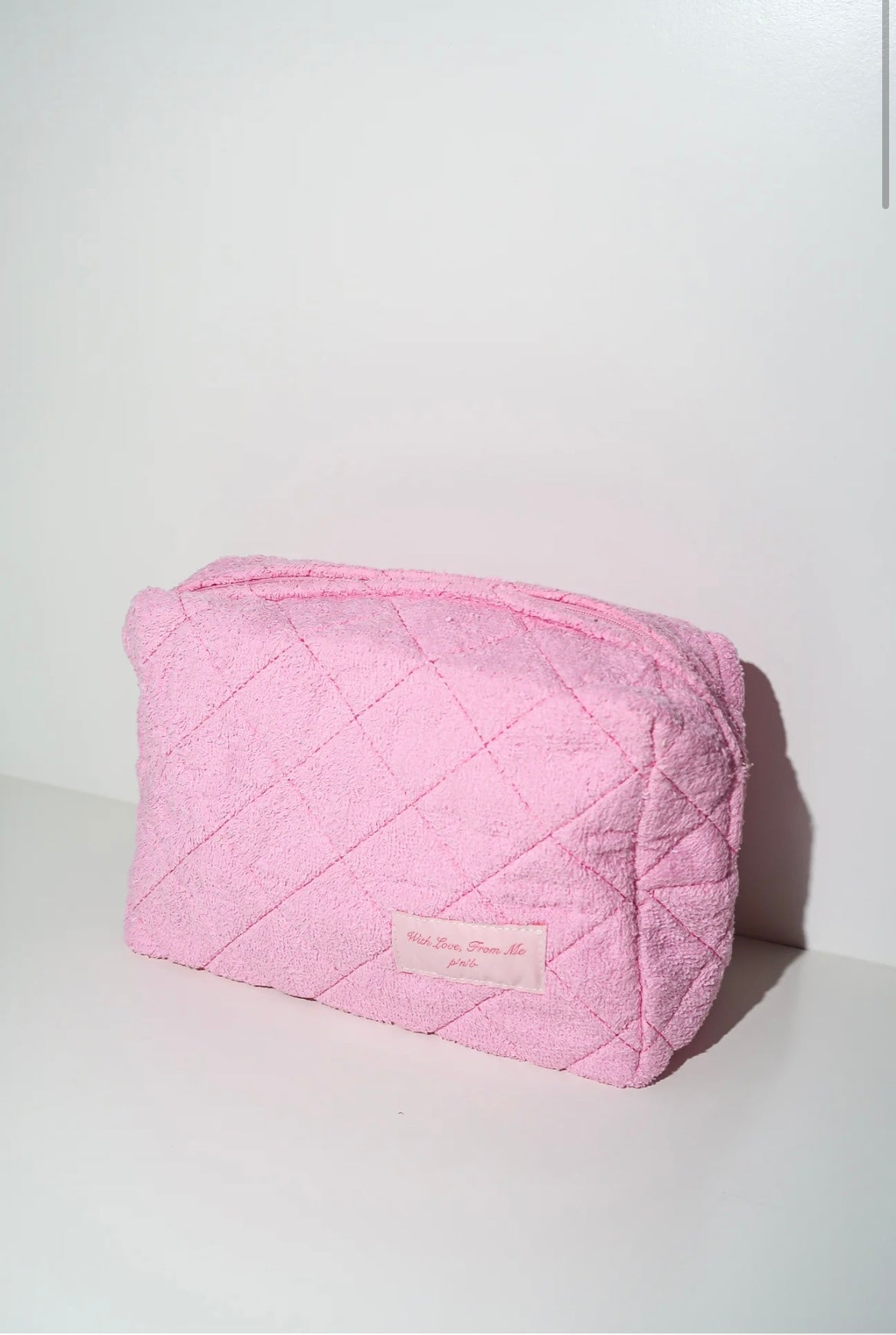 Terry cloth pink